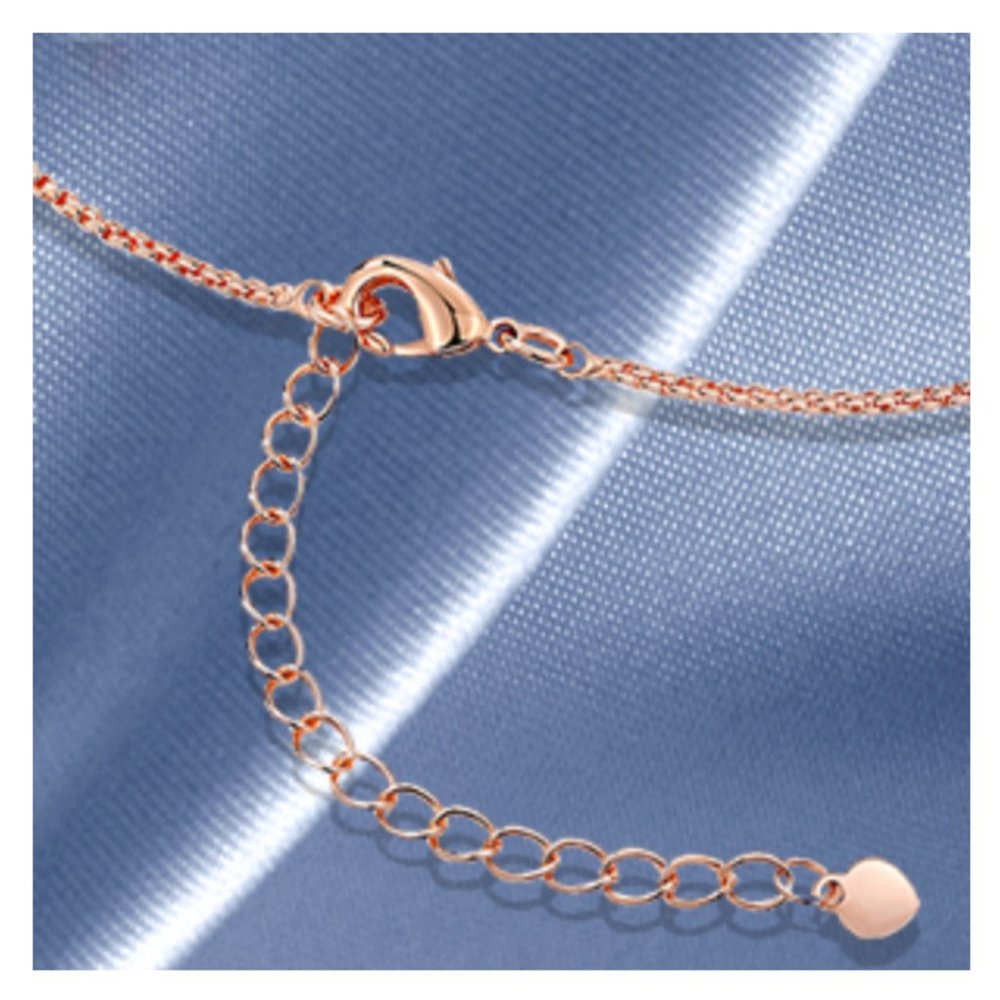 New Purple Swan Pendant Necklace - Picture 6 of 8